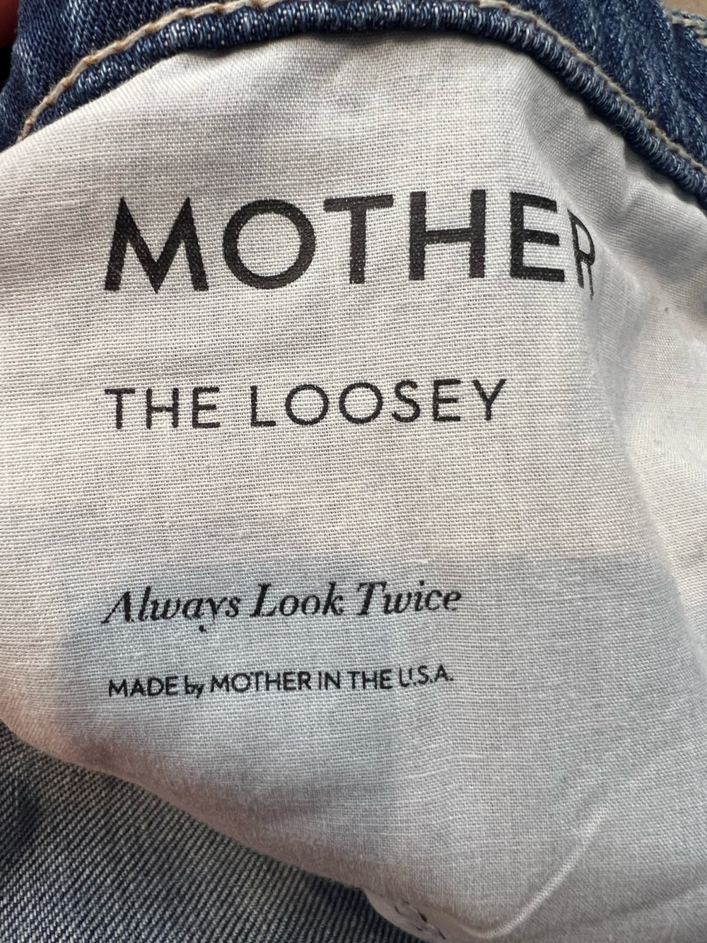 Mother The Loosey Always Look Twice Jeans Sz 28 - Picture 9 of 16
